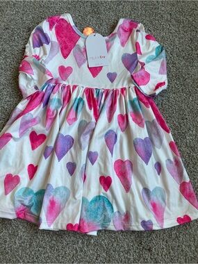 Mila & Rose Light Hearted Twirl Dress - 3T